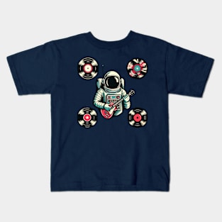 Music Astronaut Vinyl Kids T-Shirt